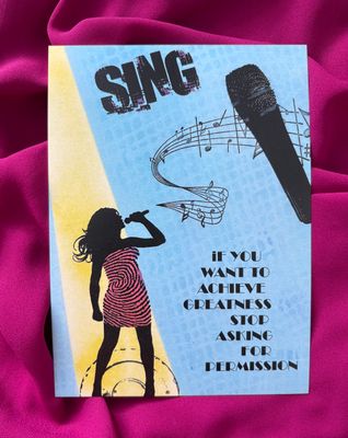 Sing - Channelled Postcard