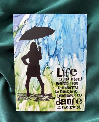 Life Dance - Channelled Postcard