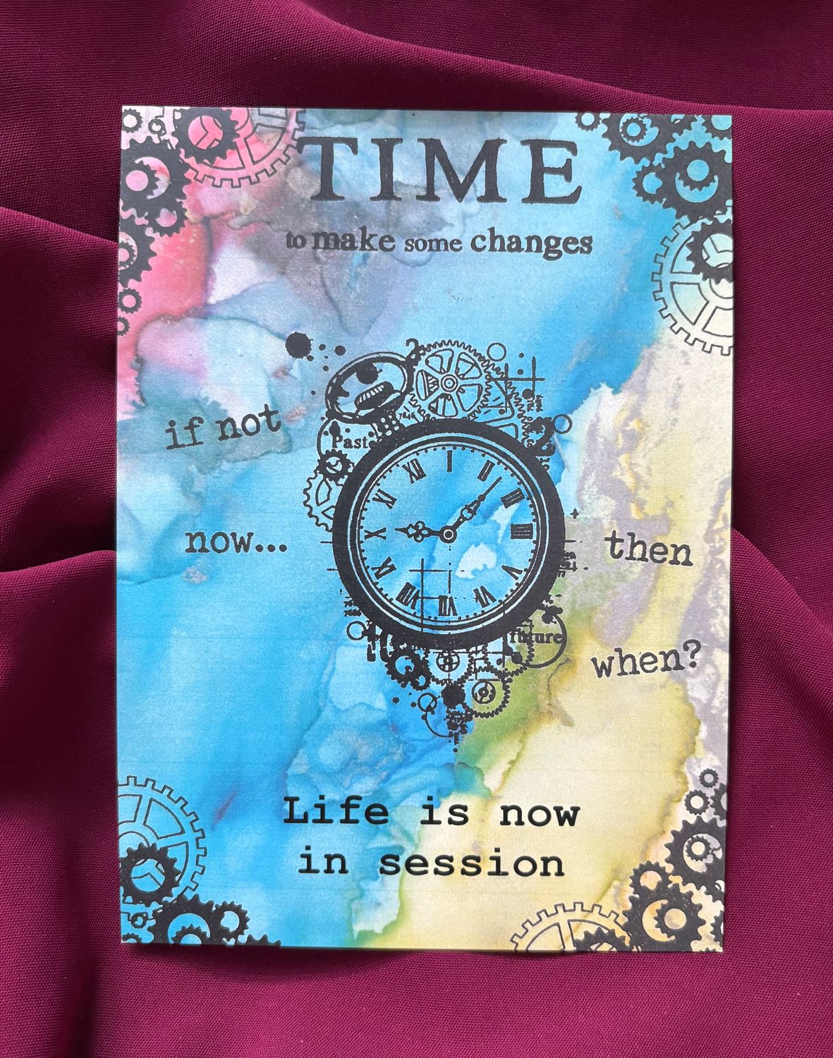 Time - Channelled Postcard