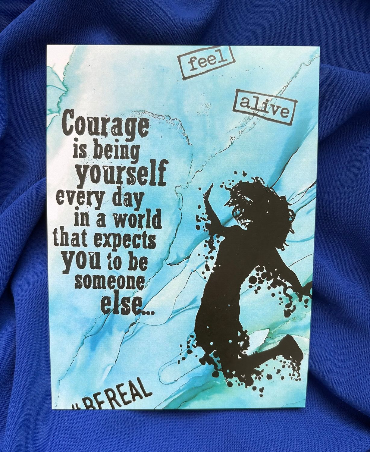 Courage - Channelled Postcard