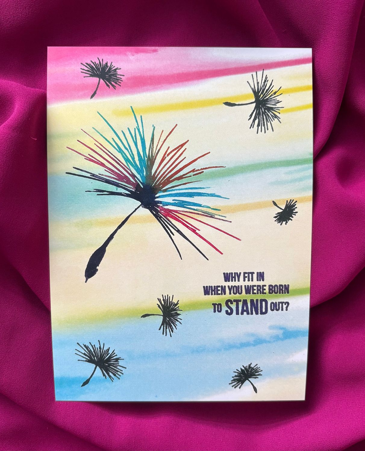 Stand out - Channelled Postcard