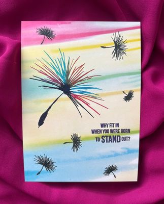 Stand out - Channelled Postcard