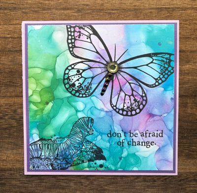 “Don't be afraid of change“- Greeting Cards Just for Fun