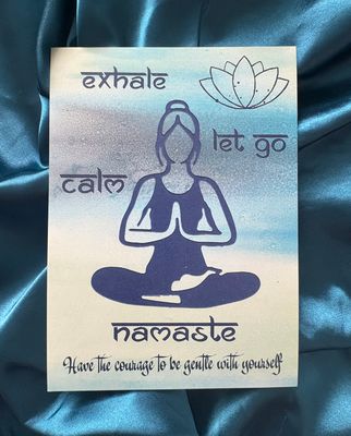 Namaste - Channelled Postcard