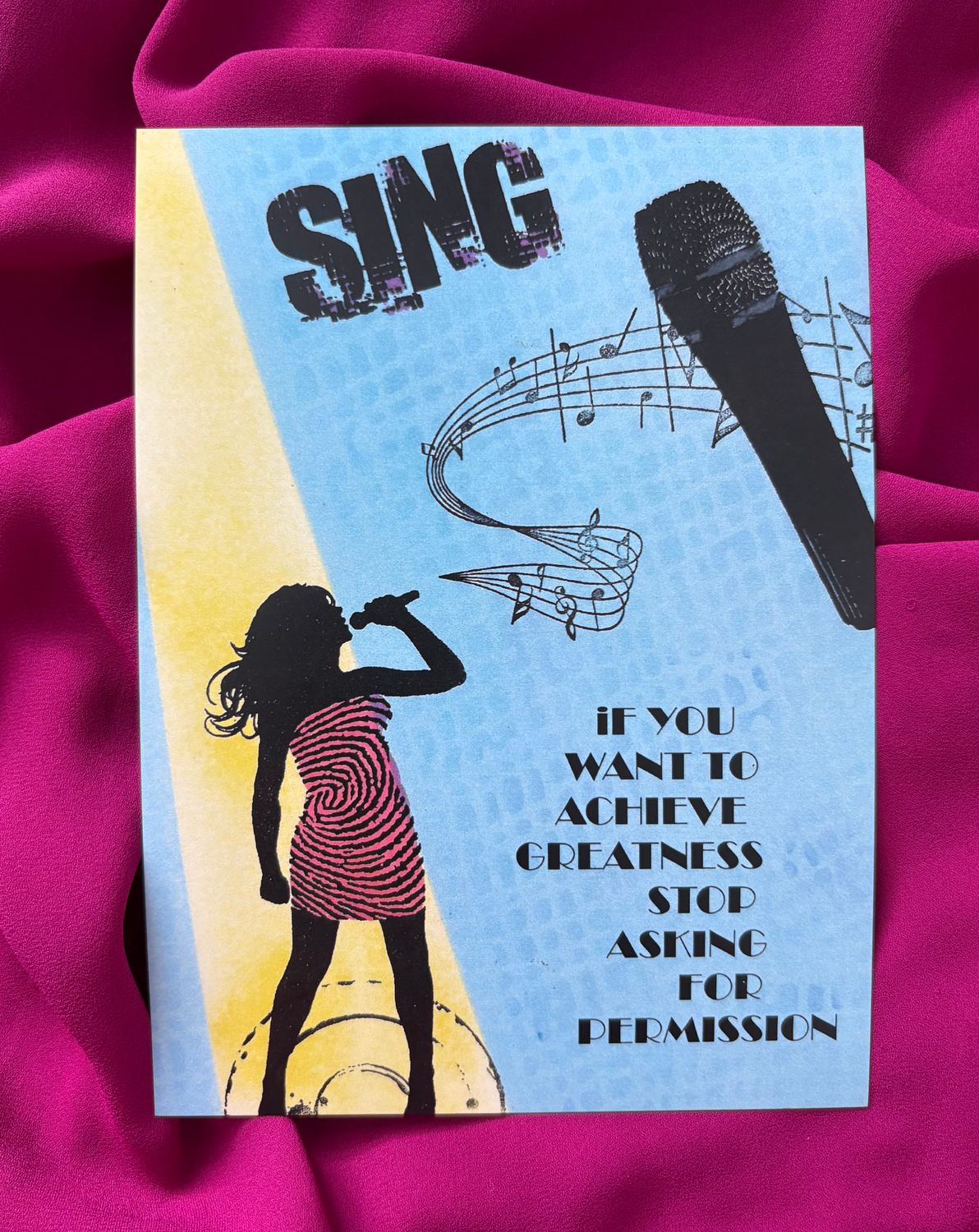 Sing - Channelled Postcard