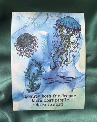 Beauty - Channelled Postcard