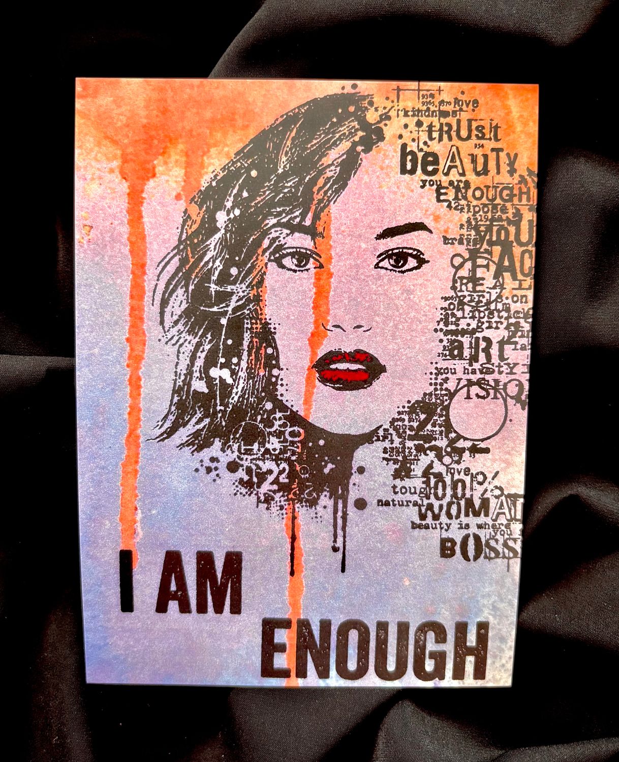 I Am Enough - Channelled Postcard