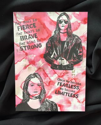 Fearless - Channelled Postcard