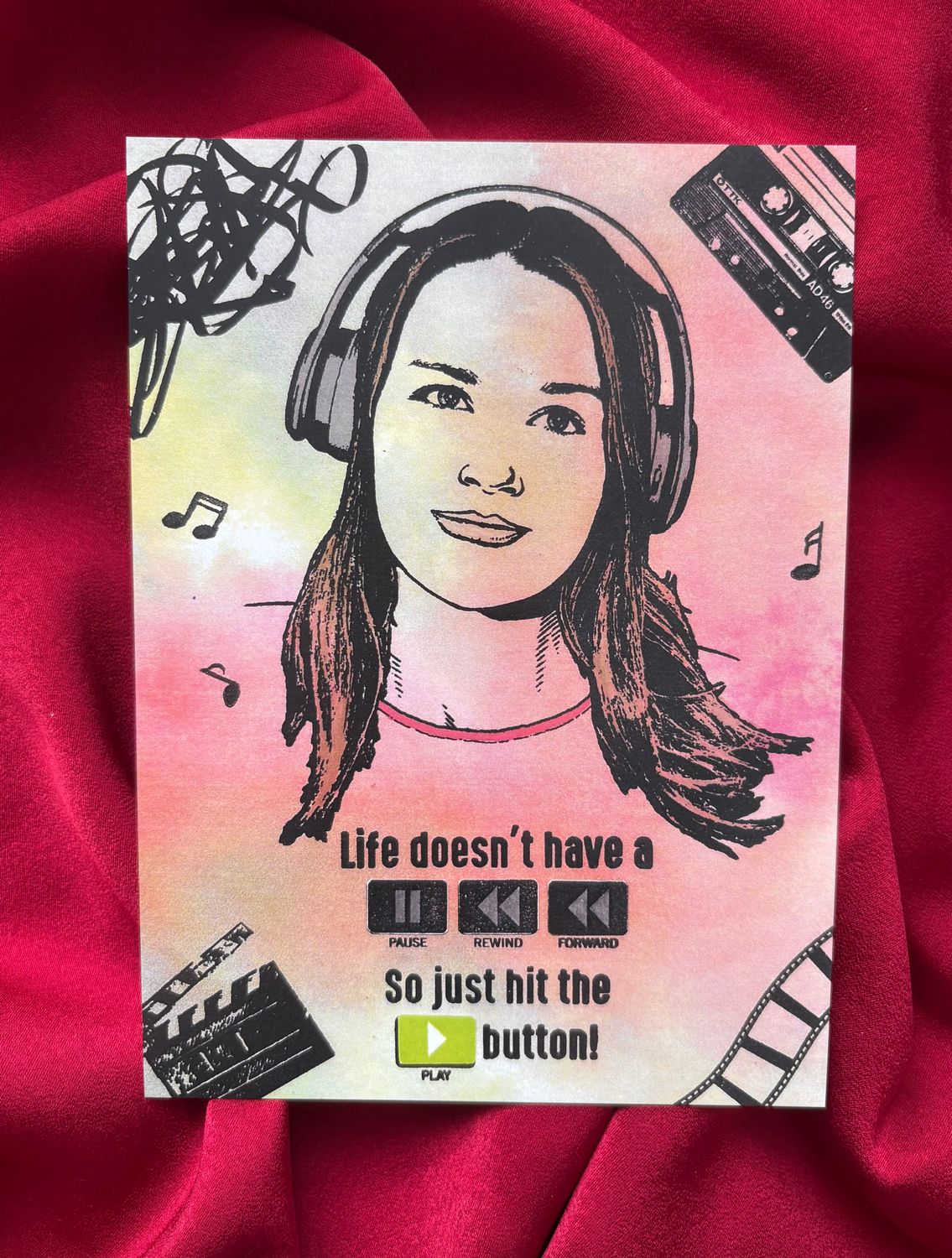 Hit Play - Channelled Postcard