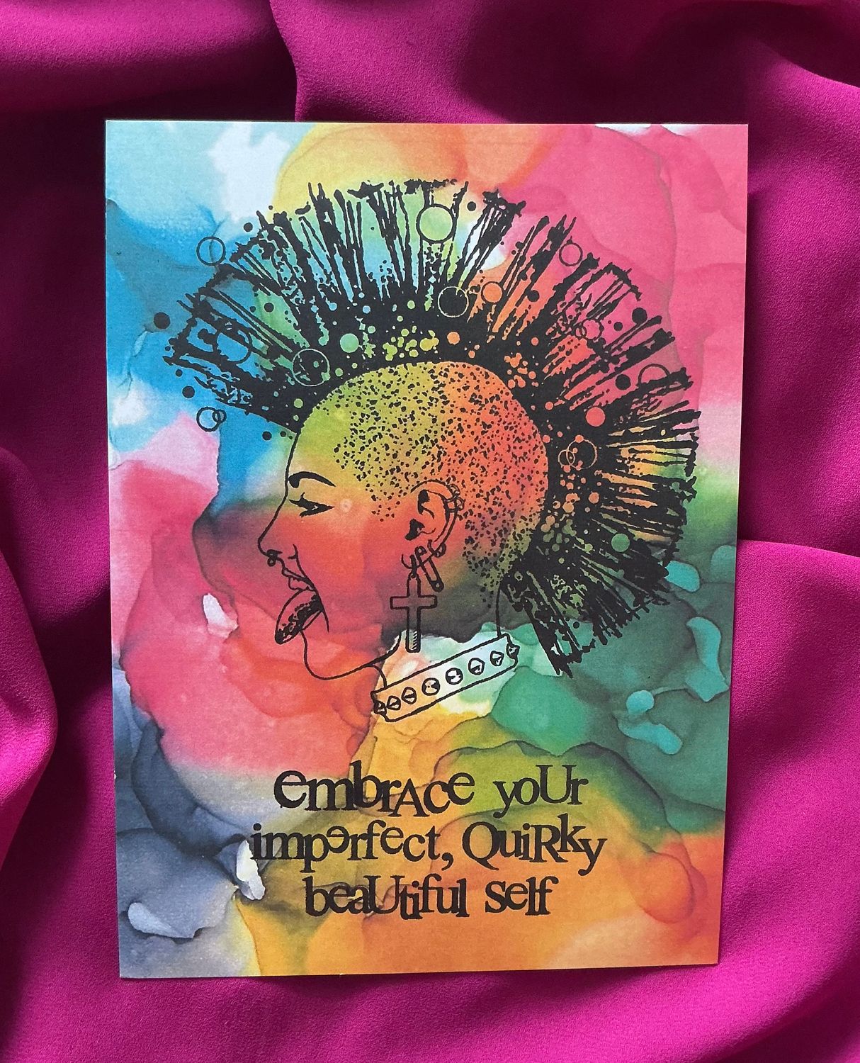 Beautiful Self - Channelled Postcard