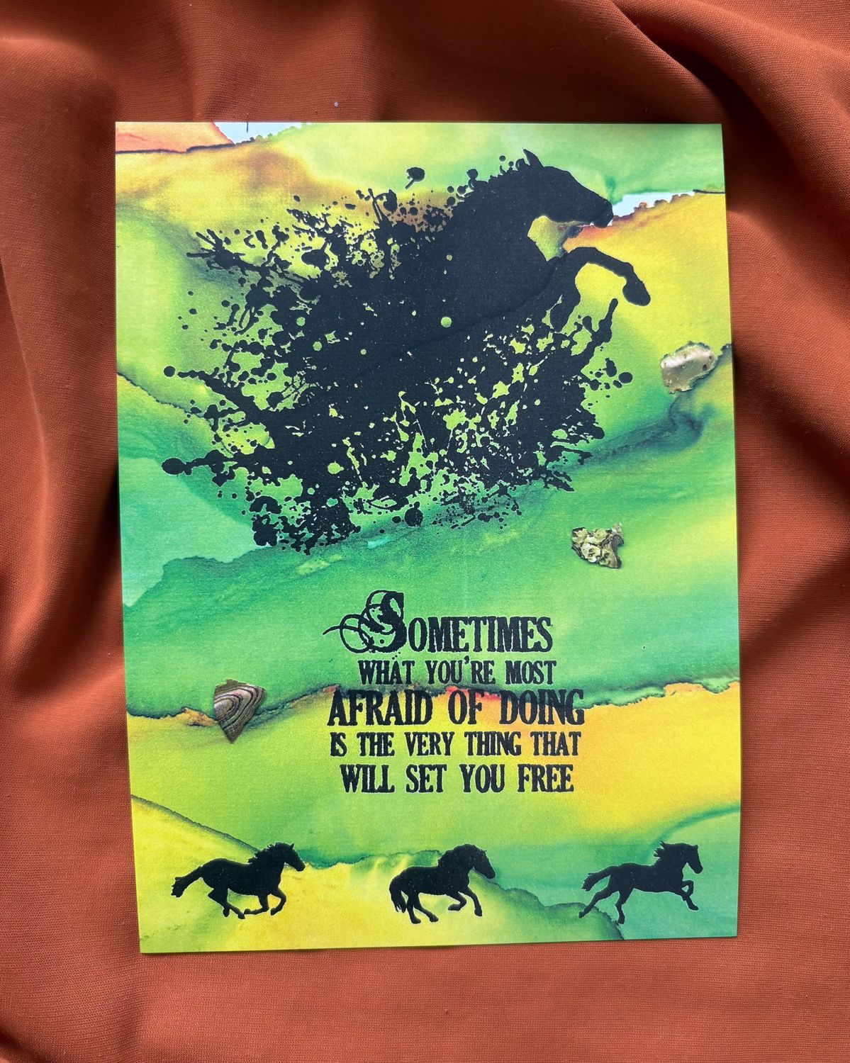 Setting Free - Channelled Postcard