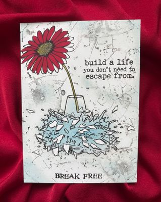 Break Free - Channelled Postcard