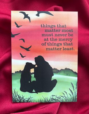 Things That Matter - Channelled Postcard