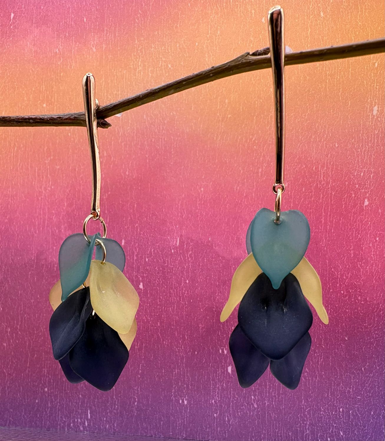 Green Leaves Earrings