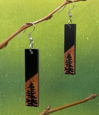 Grounding Trees Earrings