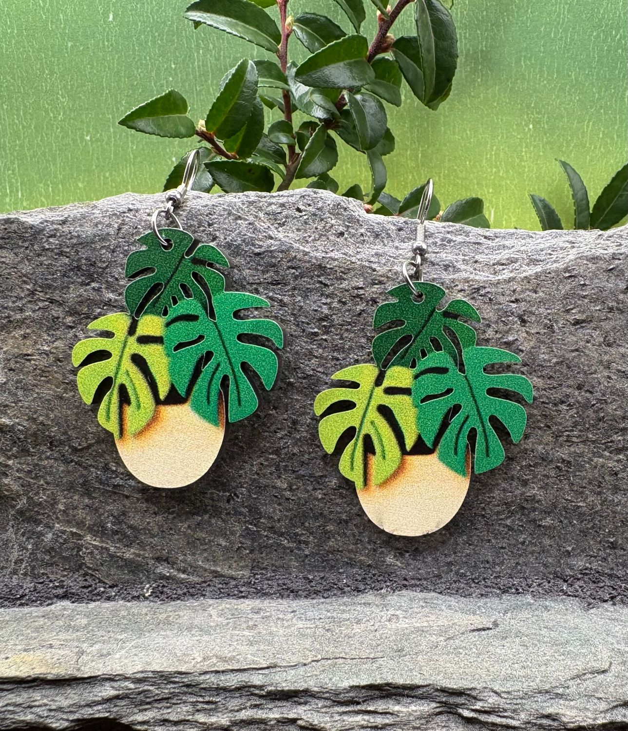 Tropical Leaves Earrings
