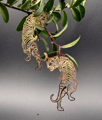 Tiger Earrings