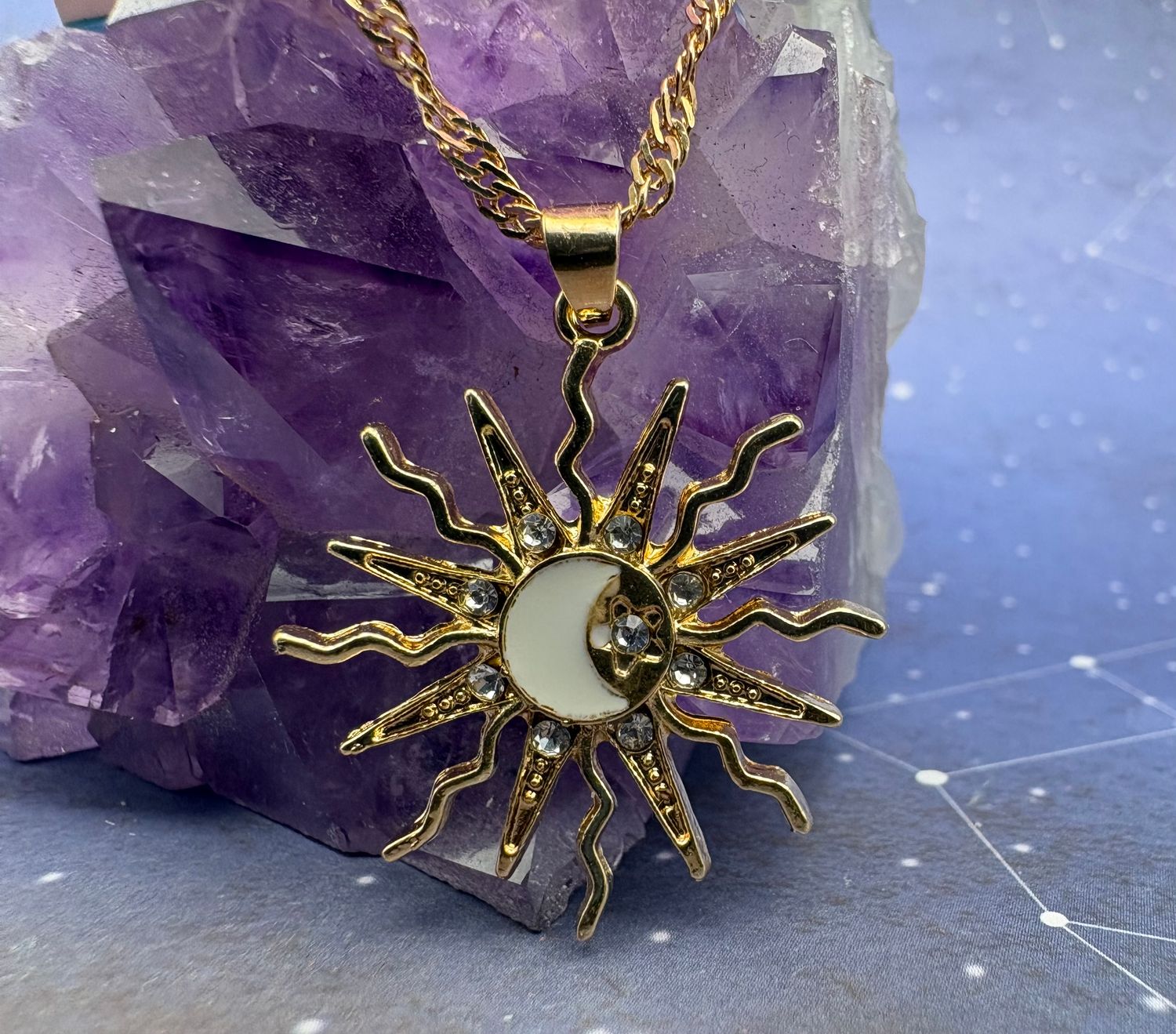 Sun and Moon Necklace