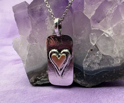 Reflecting Hearts Necklace