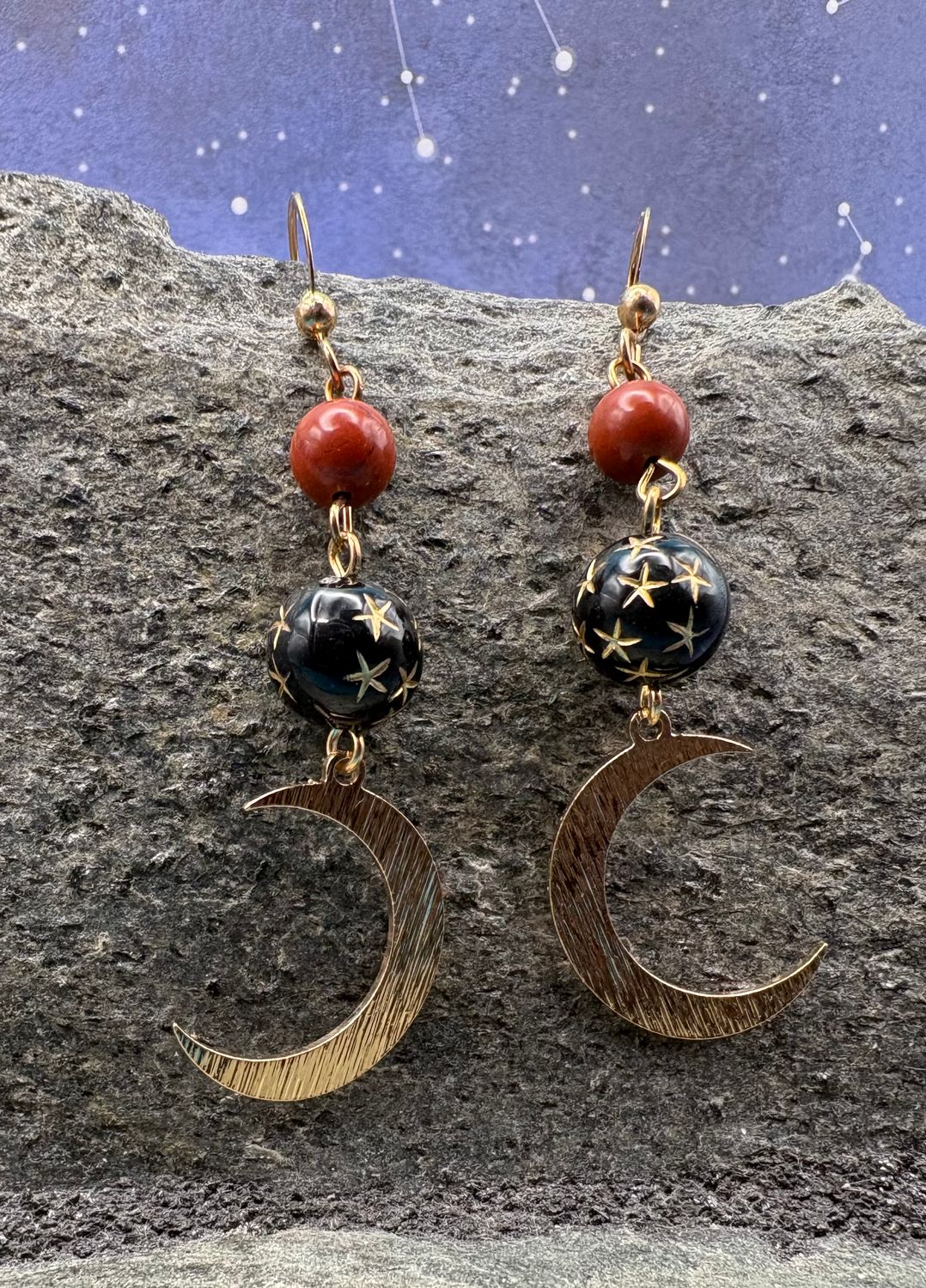 Moon &amp; Stars Earrings