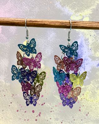 Butterfly Kaleidoscope Earrings