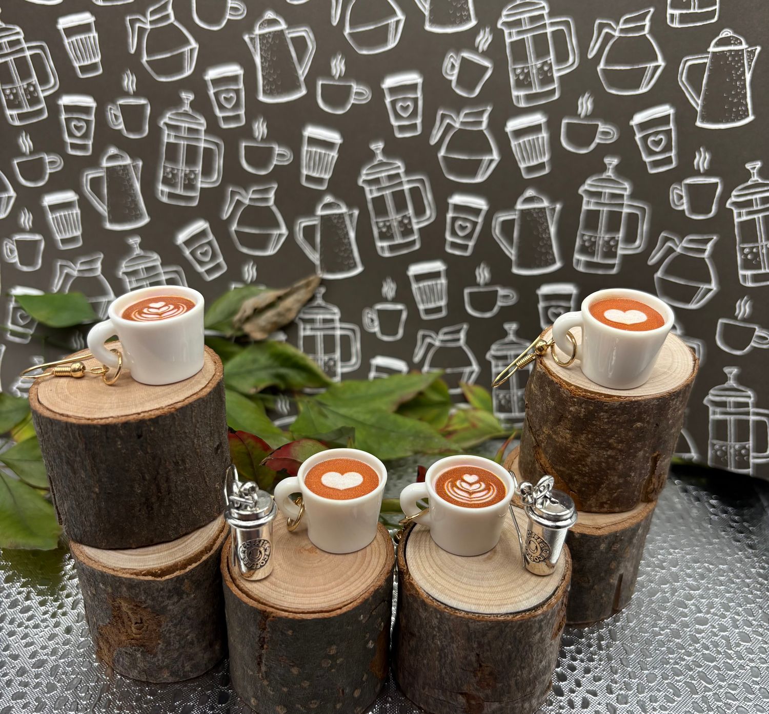 Coffee Cup Earrings