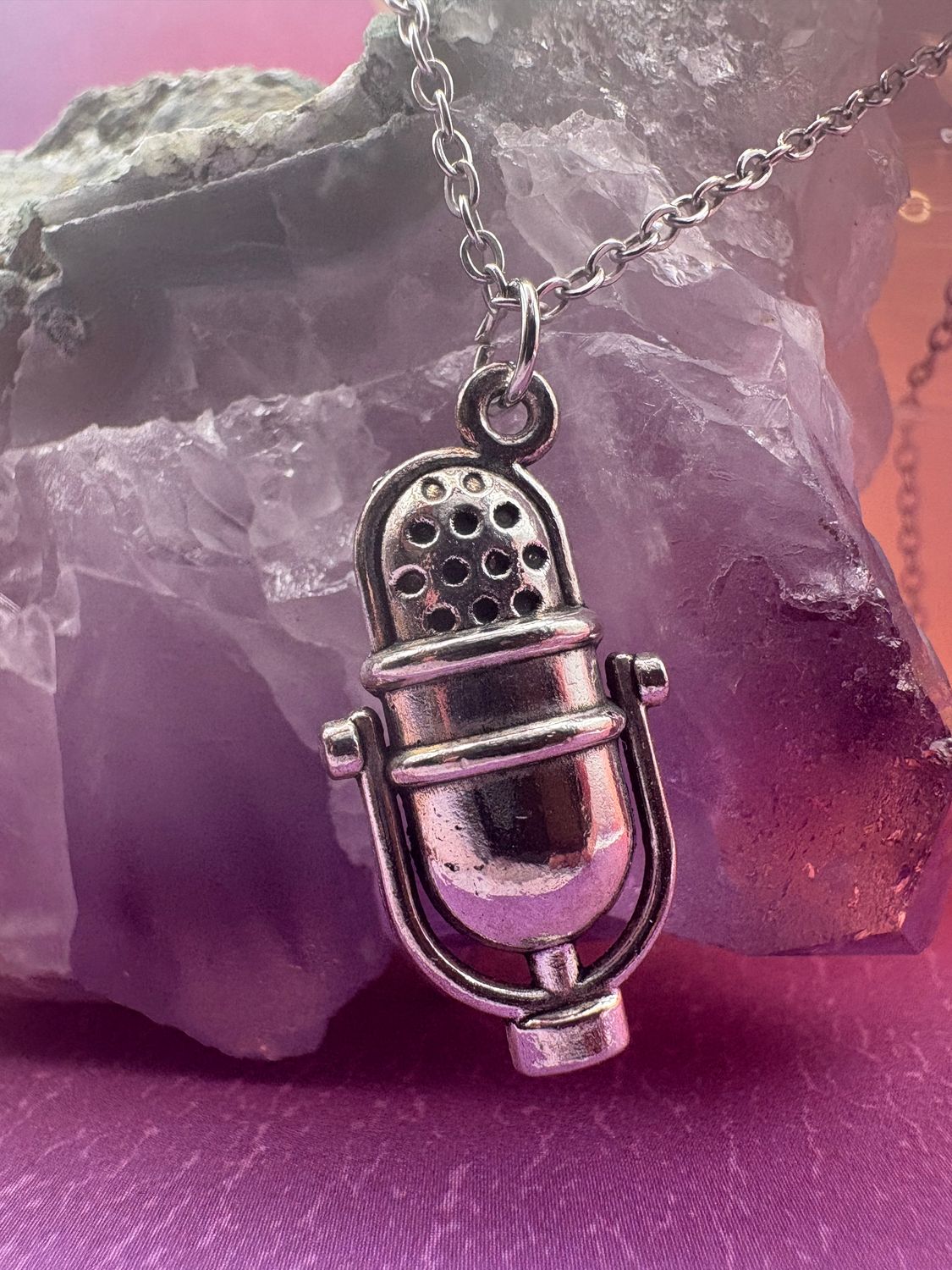 Microphone Necklace