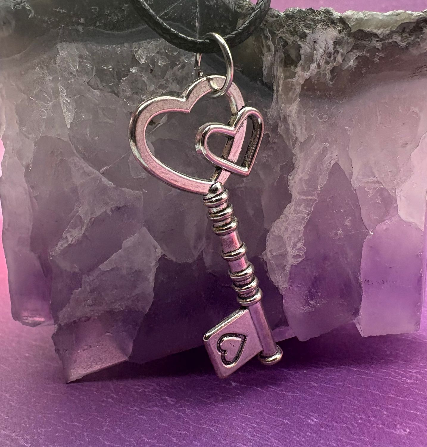 Heart Key Necklace