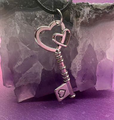 Heart Key Necklace