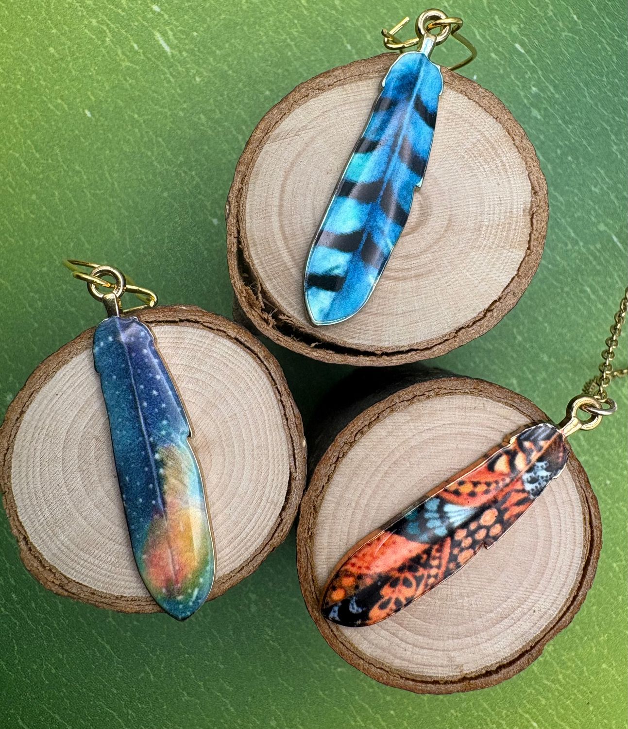 Feather Earrings/Necklace