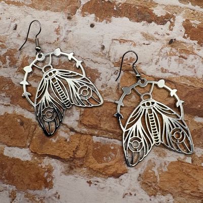 Moth Earrings