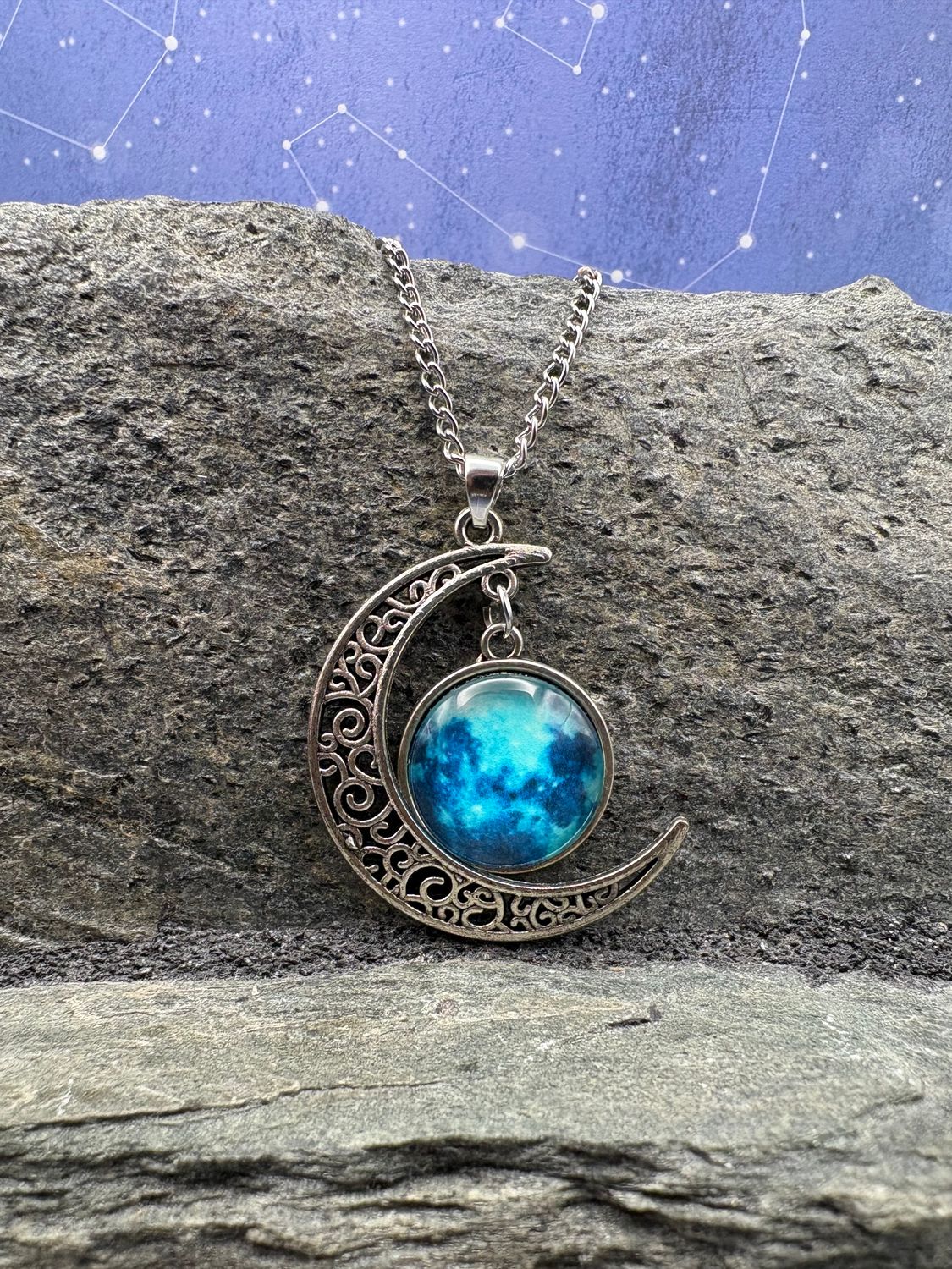 Moon/Earth Necklace
