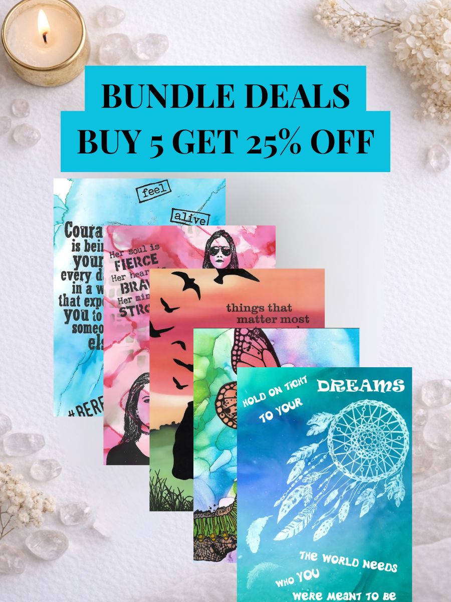 Channelled Postcards - BUY 5, GET 25% OFF