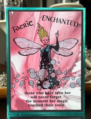 “Those who have seen her will never forget the moment her magic touched their soul“- Greeting Card With Channelled Message