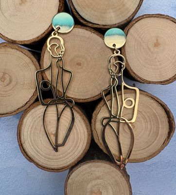 Thinking Woman Earrings