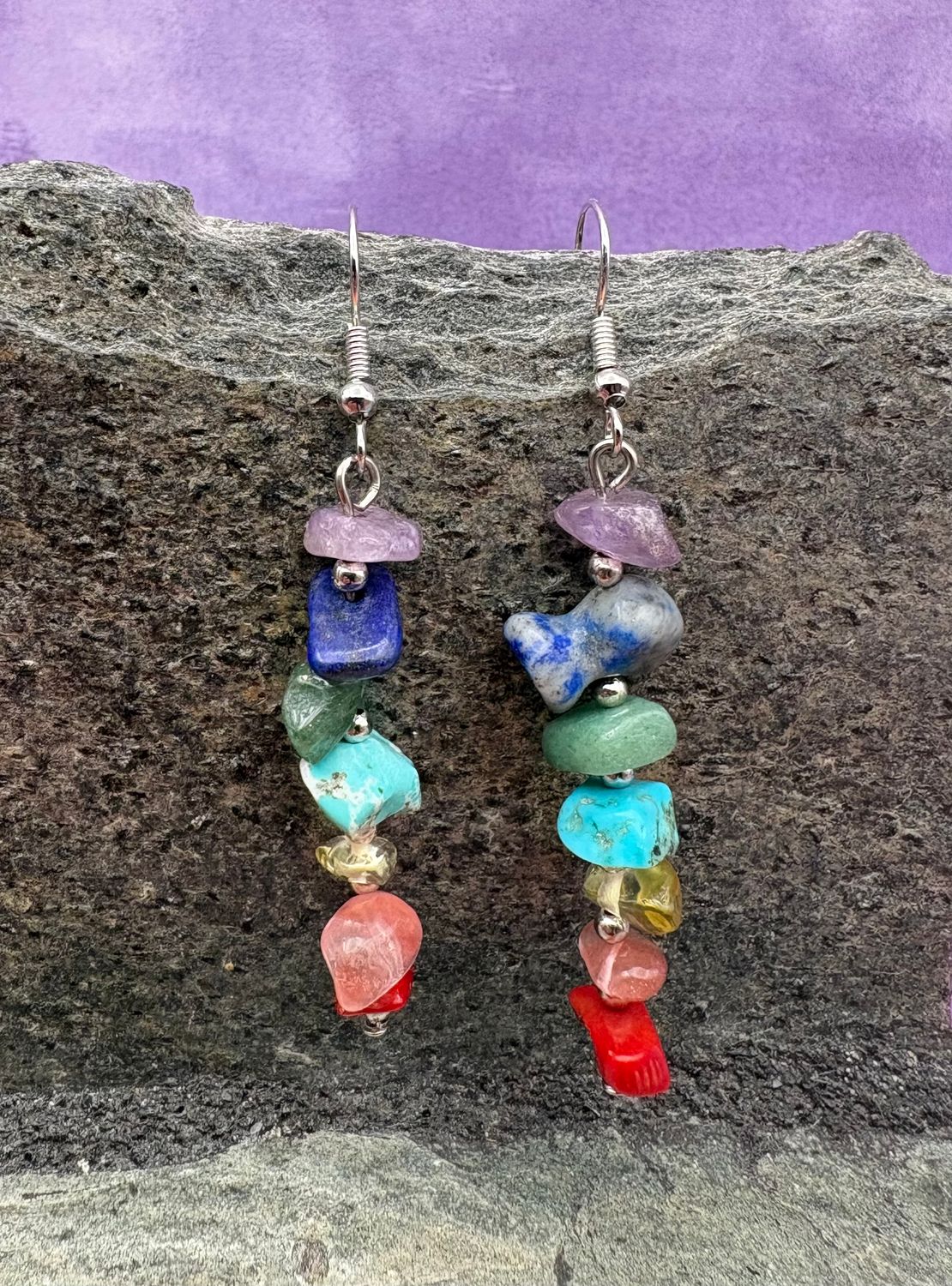 Chakra earrings