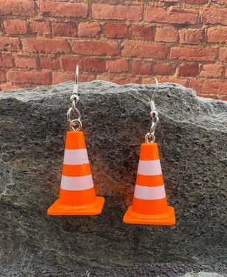 Traffic Cone Earrings