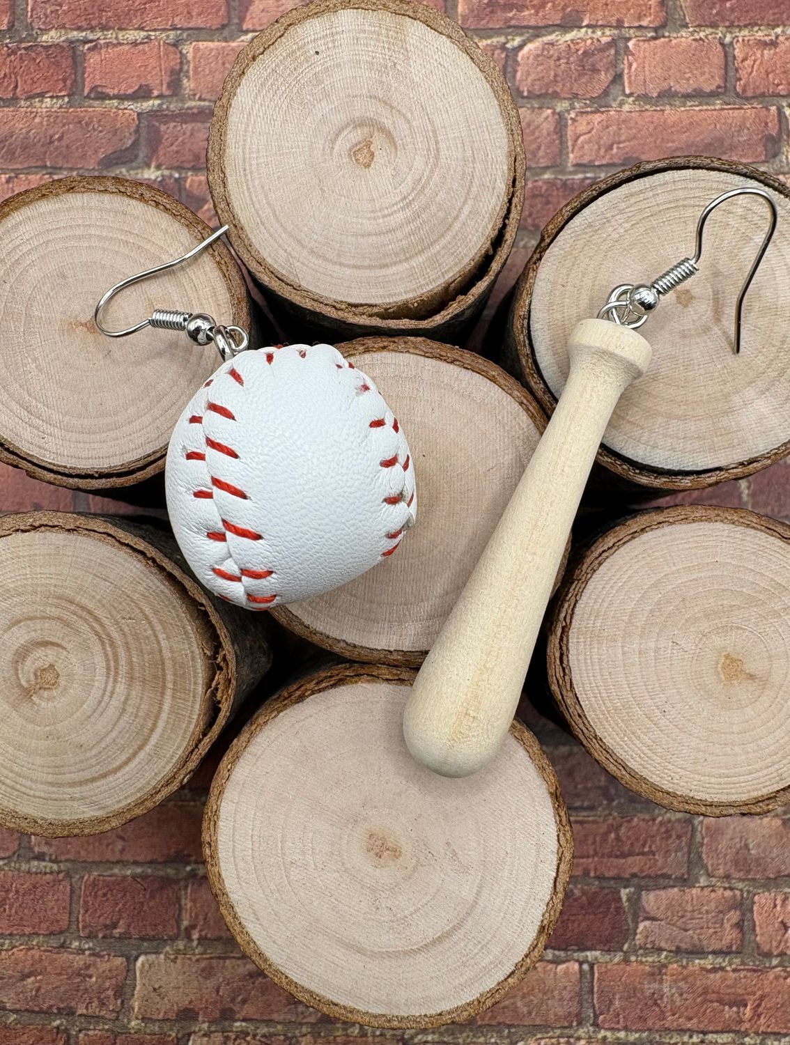 Baseball Earrings