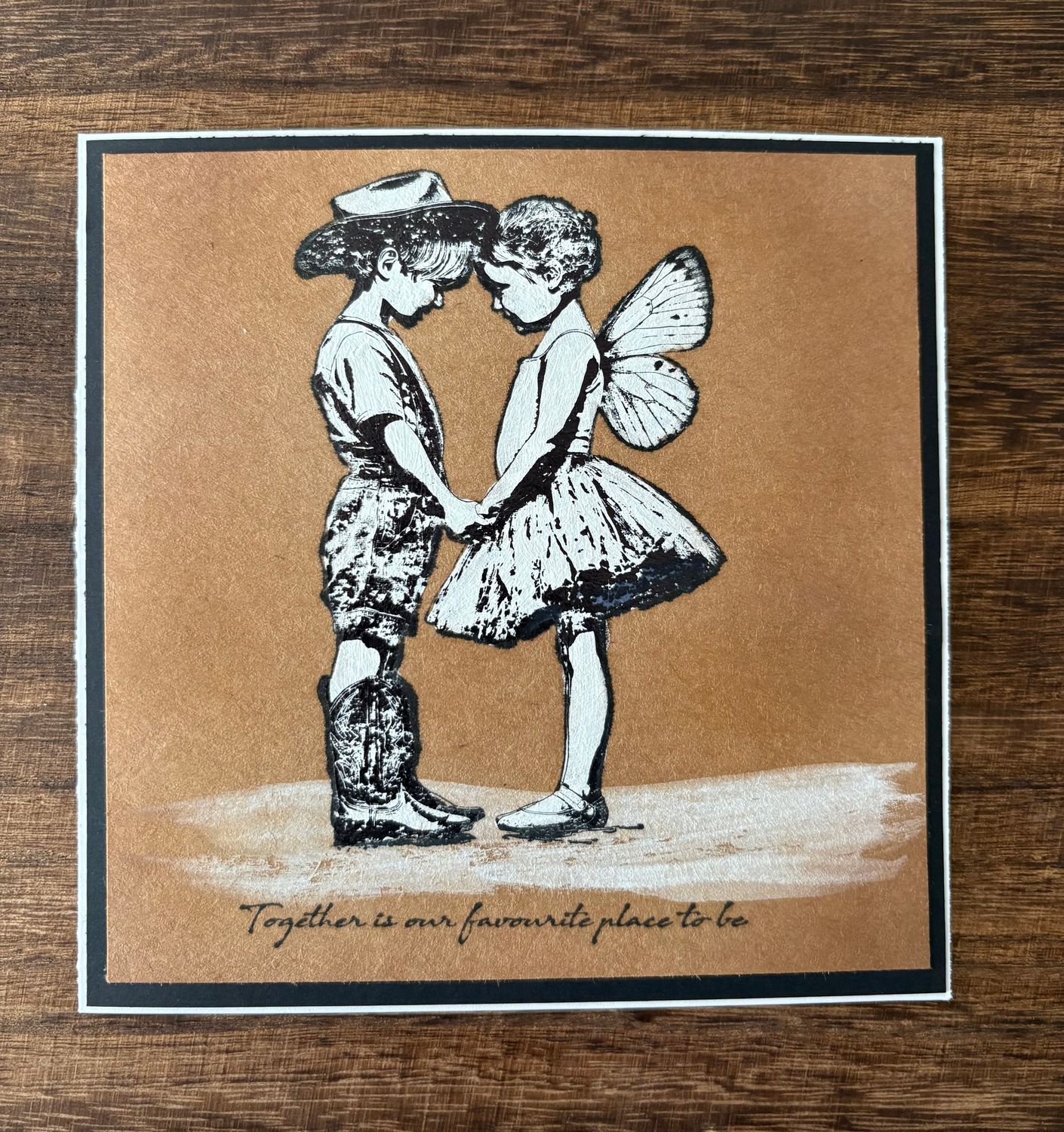“Together is our favourite place to be” - Vintage Style Greeting Cards