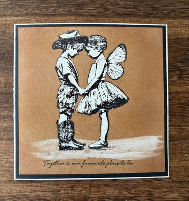 “Together is our favourite place to be” - Vintage Style Greeting Cards