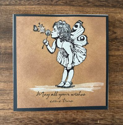 “May all your wishes come true” - Vintage Style Greeting Cards