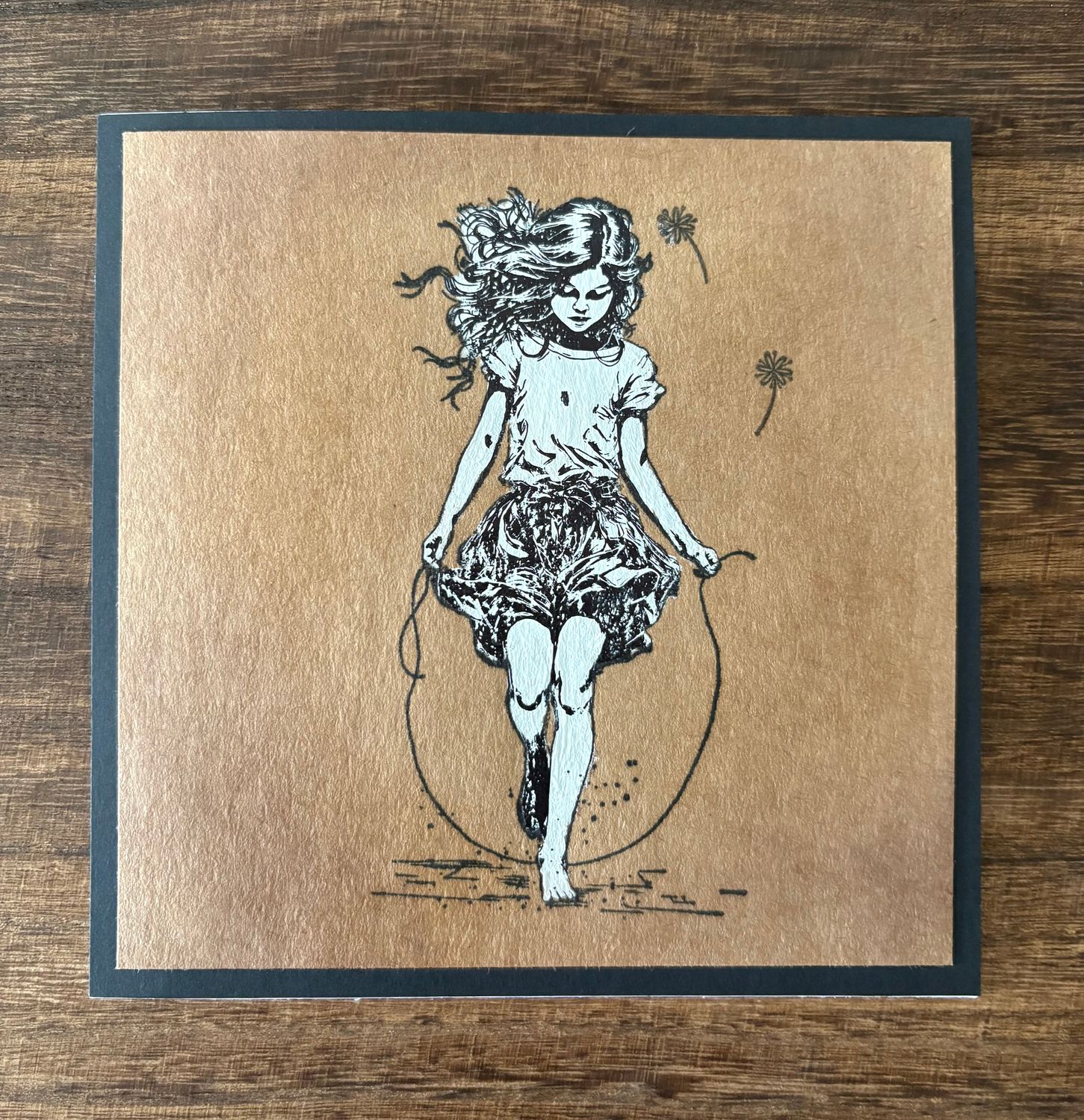 “Skipping Rope” - Vintage Style Greeting Cards