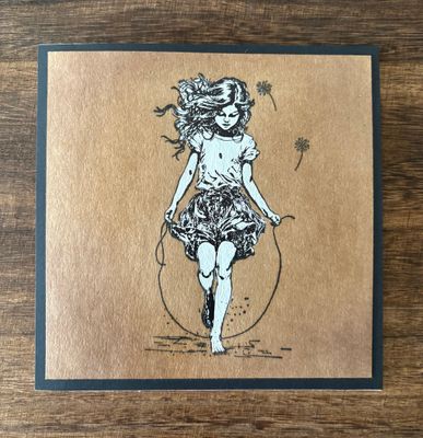 “Skipping Rope” - Vintage Style Greeting Cards