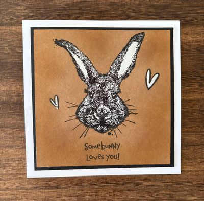 “Somebunny loves you” - Vintage Style Greeting Cards