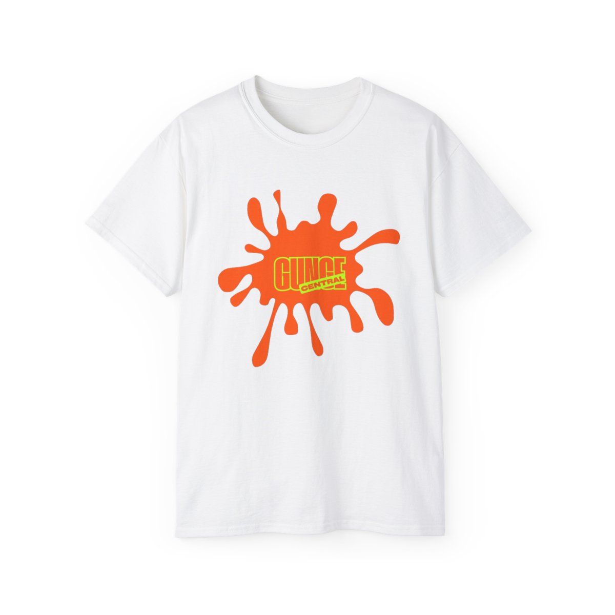 Gunge Central Logo T-Shirt, Colors: White, Sizes: S