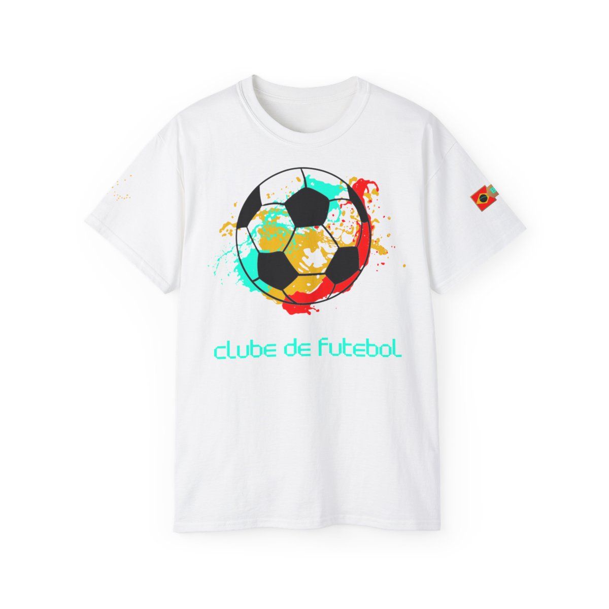 Brazil Futbol Club Tee | Clube De Futbol, Colors: White, Sizes: S