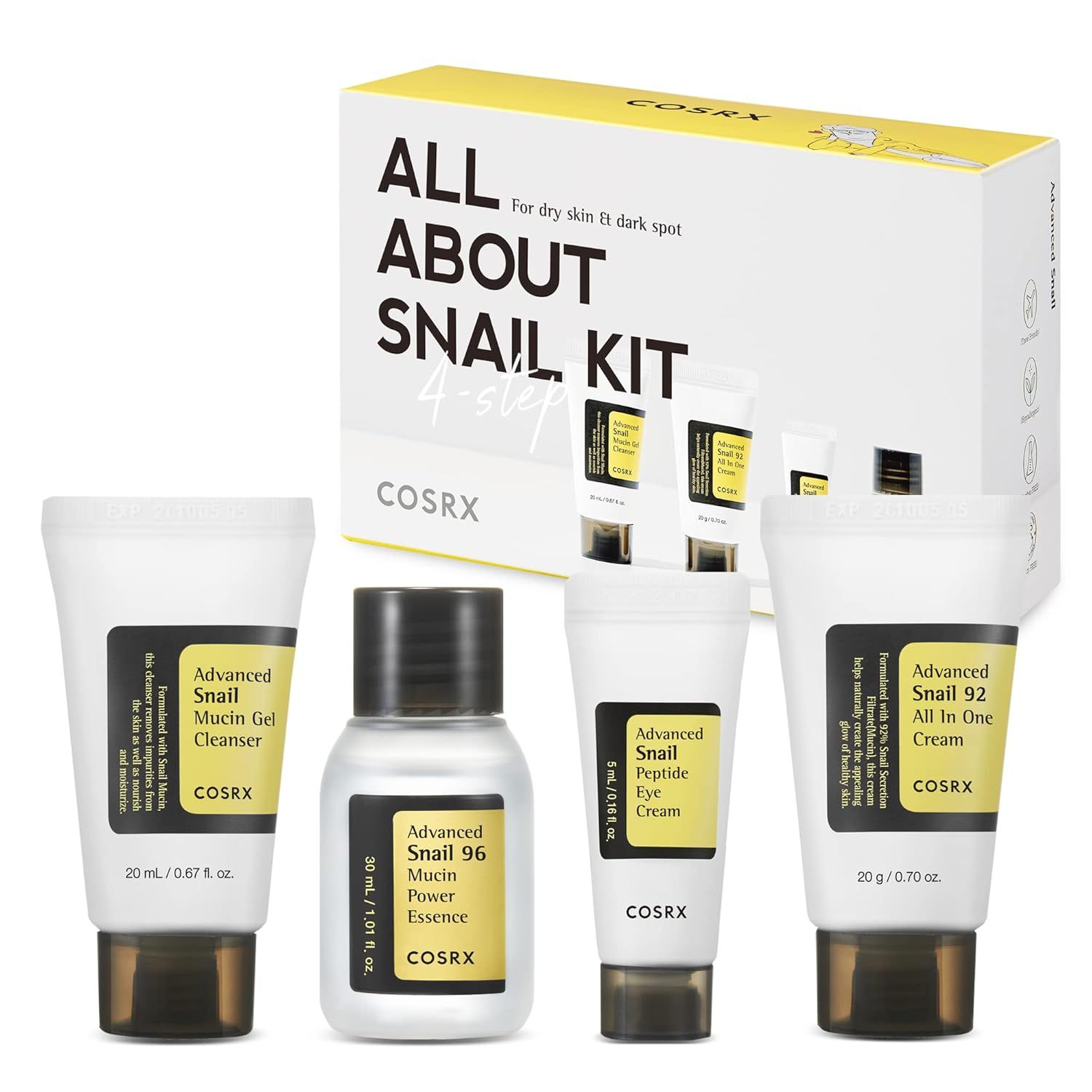 COSRX All About Snail Mucin Korean Skin Care Set