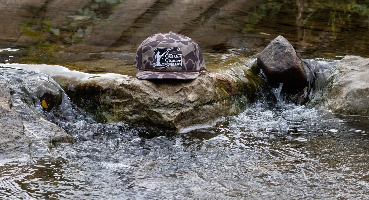Cast Out Cancer Throwback Duck Camo Hat