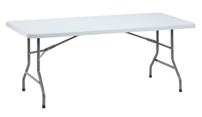 Rechthoekige tafel 1.8m lang