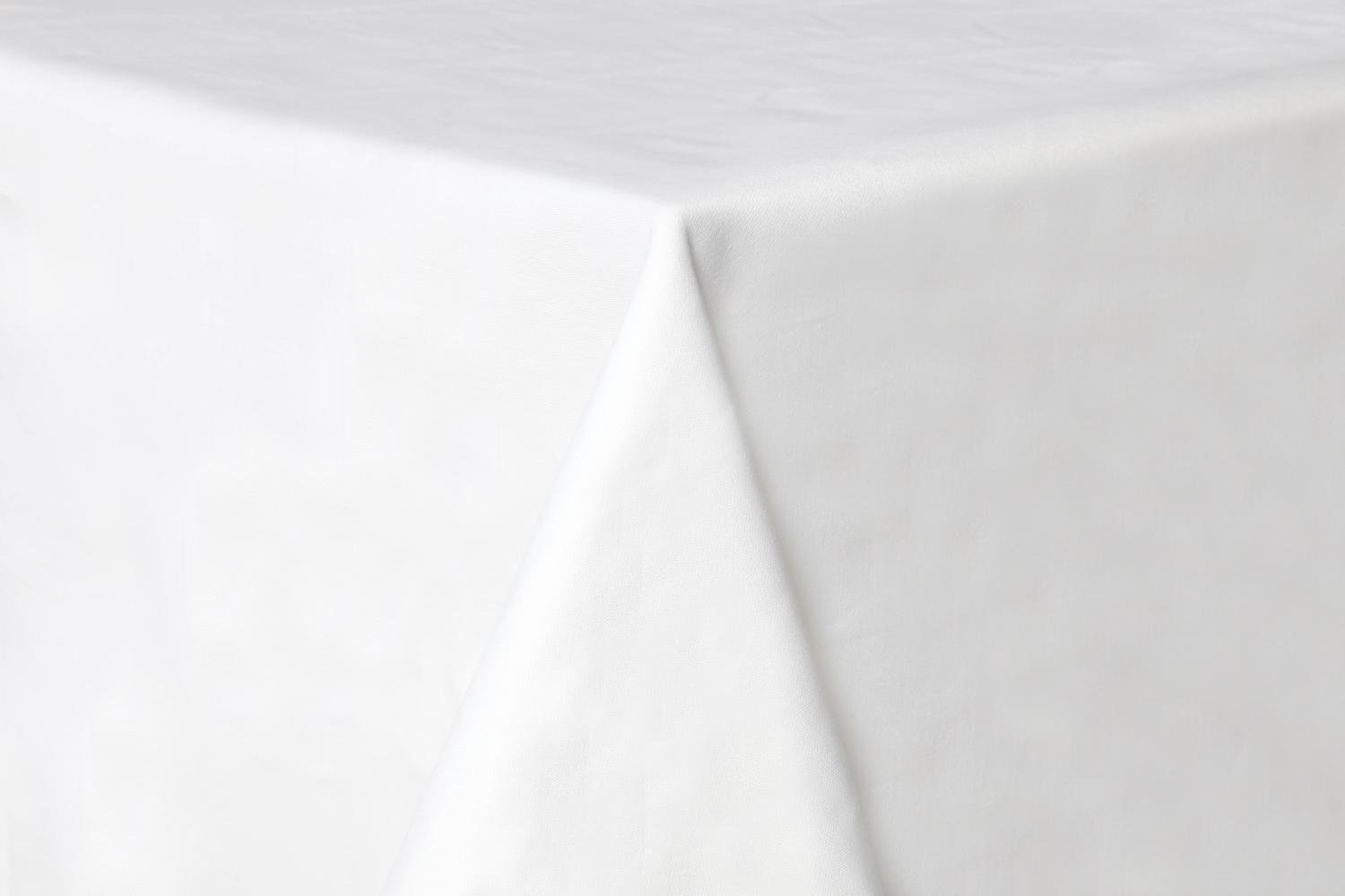 Witte doek voor ronde tafel ø1.8m